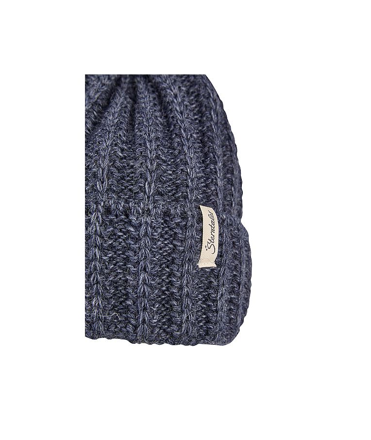 Megzta vaiki&scaron;ka beanie kepurė, vienguba Tamsiai mėlyna 300 5