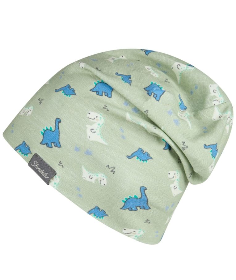 Beanie kepurė vaikams Dinozauriukai &Scaron;velni mėta 200 4