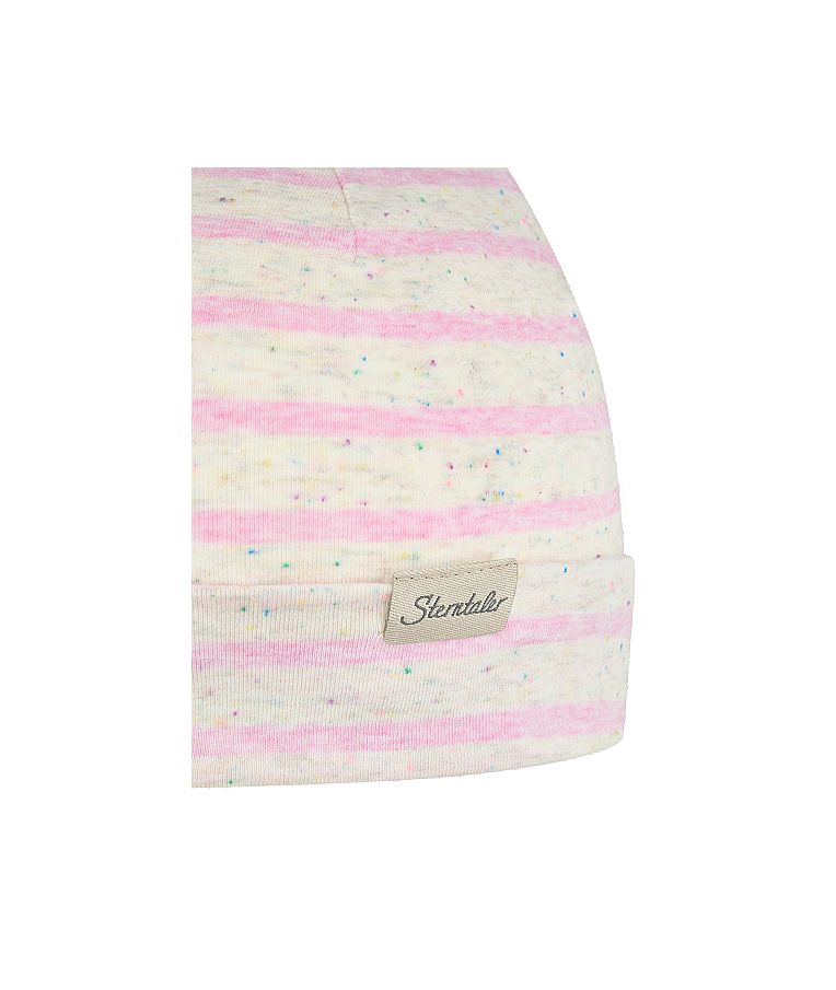 Vaiki&scaron;ka kepurė beanie Juostelės Tamsiai rausva 737 4