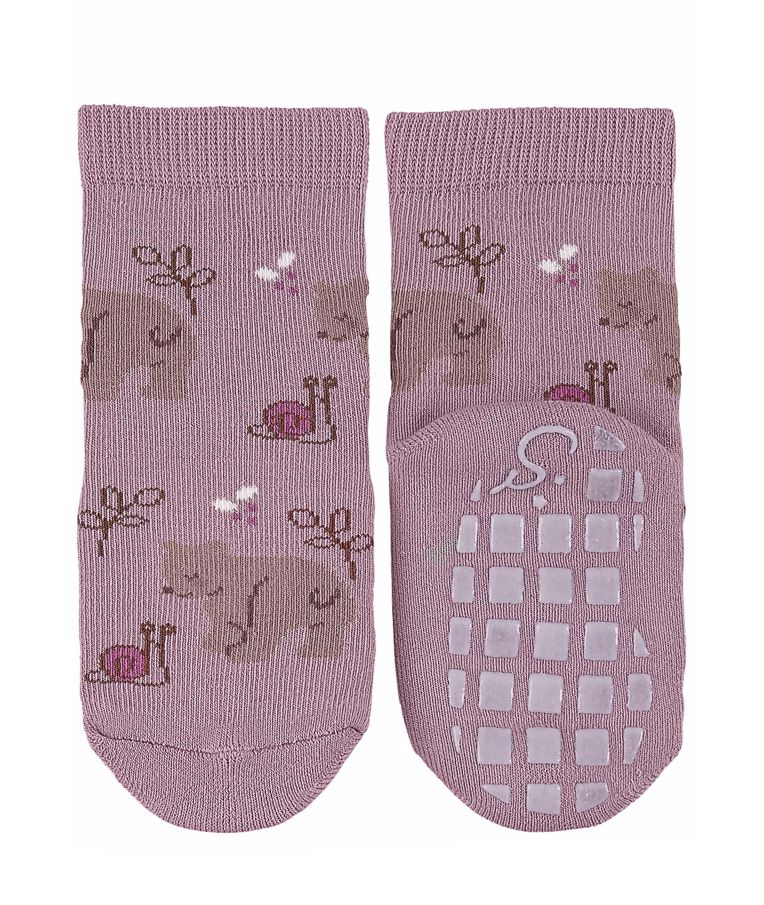 Neslystančios kojinės vaikams Sraigė, AIR, 2 poros (18-26 dydžiai) Švelniai violetinė 600 2