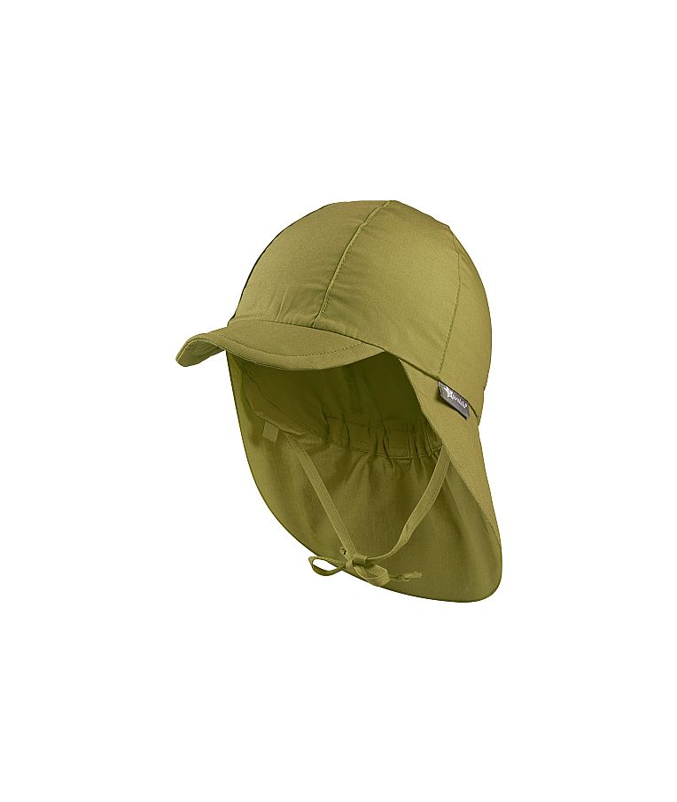 Vaiki&scaron;ka kepurė su kaklo apsauga ONE colour Žalsva 248 1