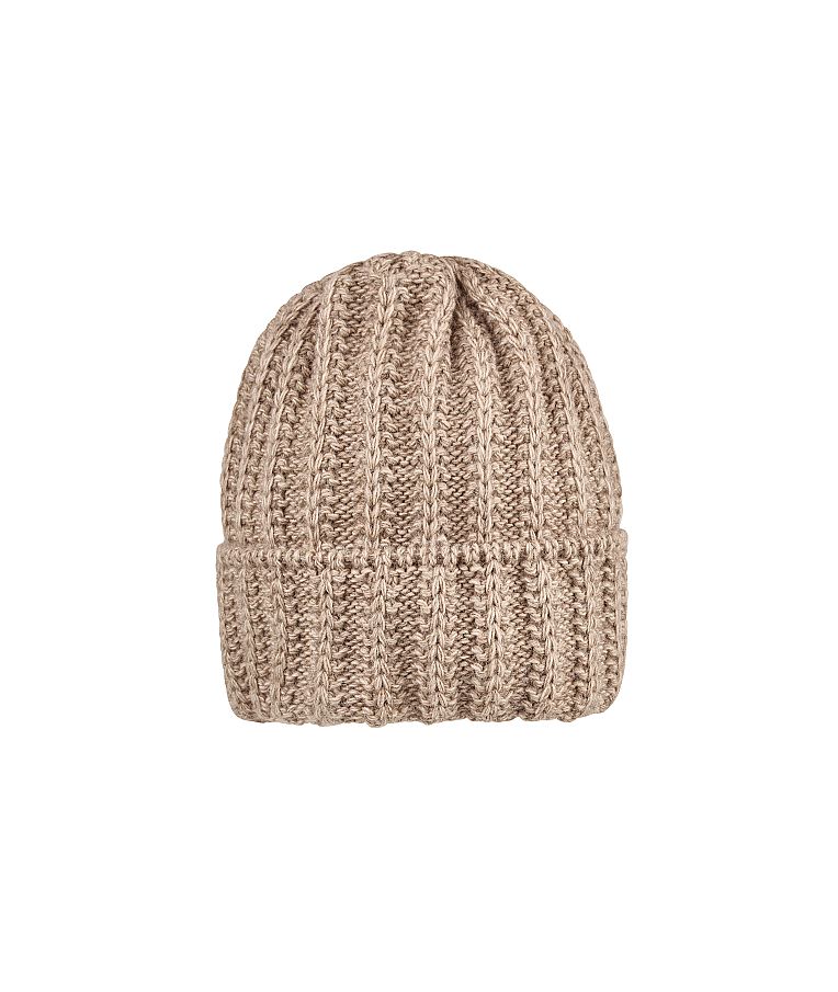 Megzta vaiki&scaron;ka beanie kepurė, vienguba &Scaron;velni kreminė 935 4