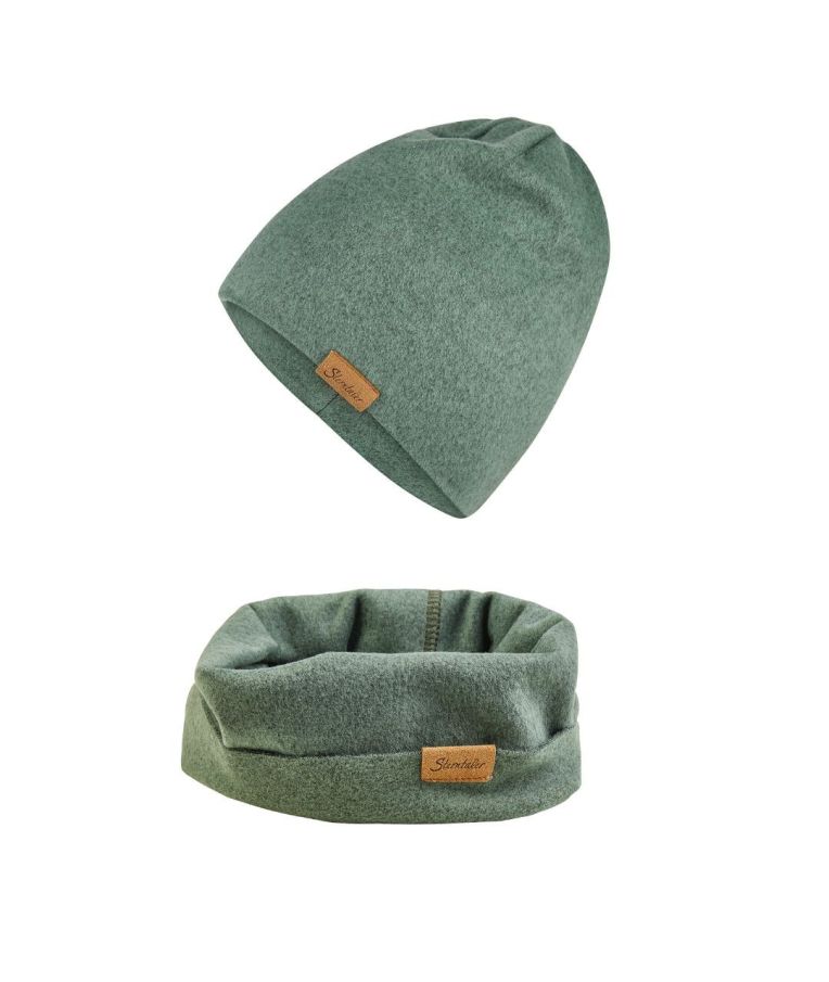 Vaiki&scaron;ka beanie kepurė Melanžas Smaragdo žalia 255 5