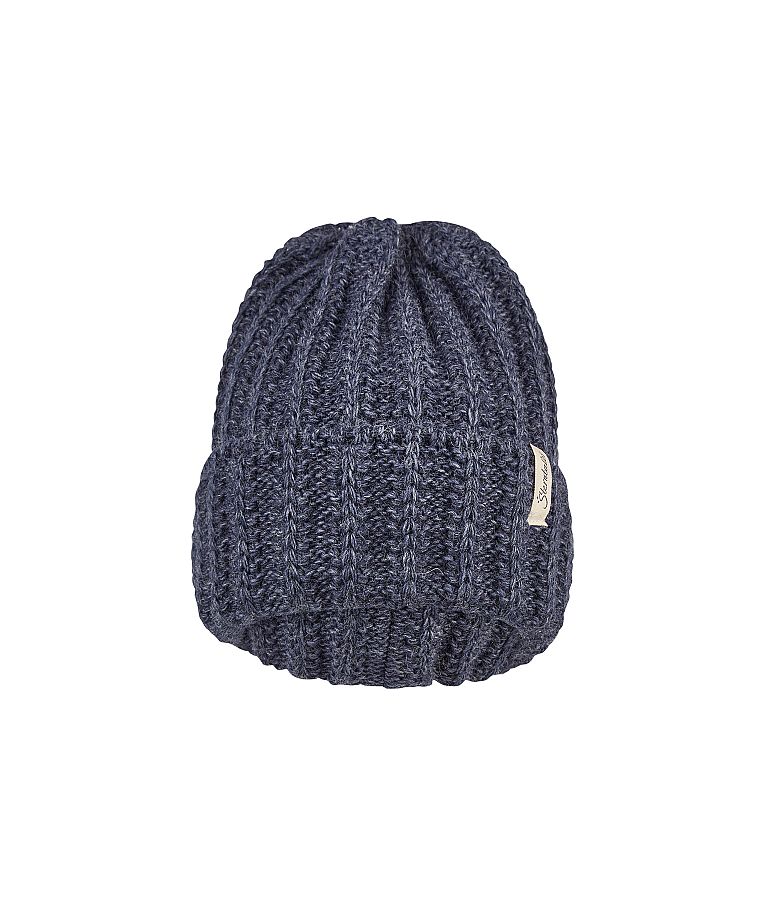 Megzta vaiki&scaron;ka beanie kepurė, vienguba Tamsiai mėlyna 300 1