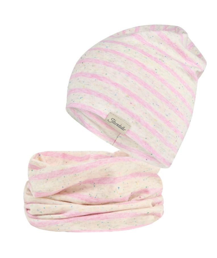 Vaiki&scaron;ka kepurė beanie Dryžuota su ta&scaron;keliais Kobalto mėlyna 315 6