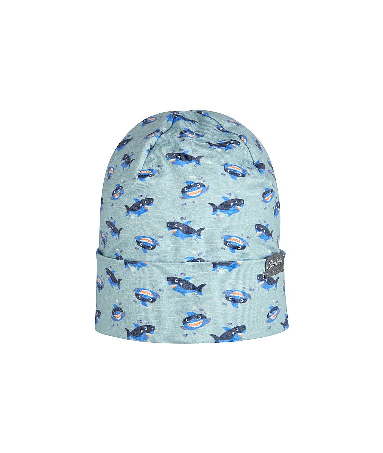 Vaiki&scaron;ka kepurė beanie Rykliukas Dangaus melsvumas 313 2