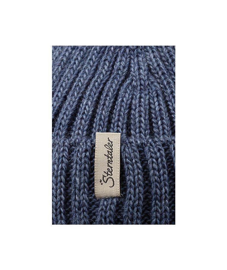 Vaiki&scaron;ka megzta kepurė Bumbulas, vienguba, žieminė Dangi&scaron;kai žydra 365 5