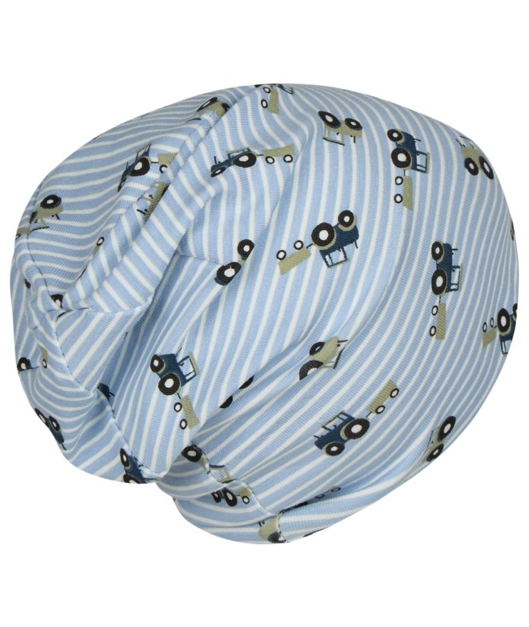 Vaiki&scaron;ka beanie kepurė &bdquo;Traktoriukas Dangaus melsvumas 313 3