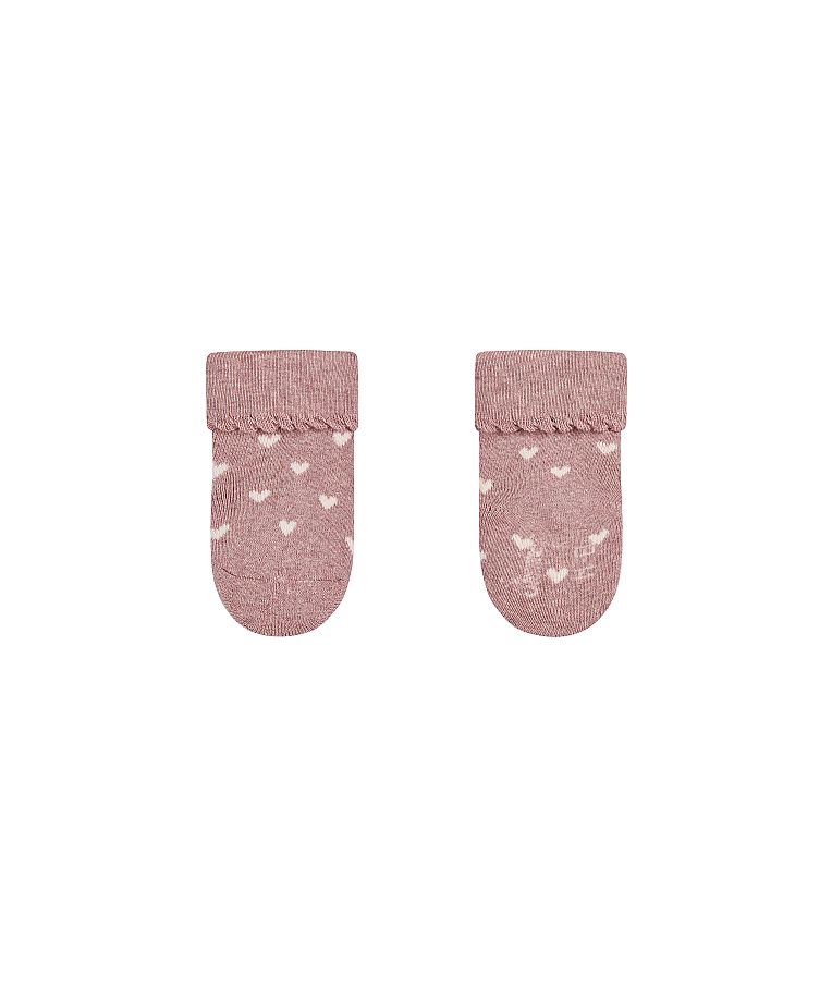 Kojinės kūdikiams Peliukas, 3 poros (16-18 dydžiai), frotinės Baby pink 731 4
