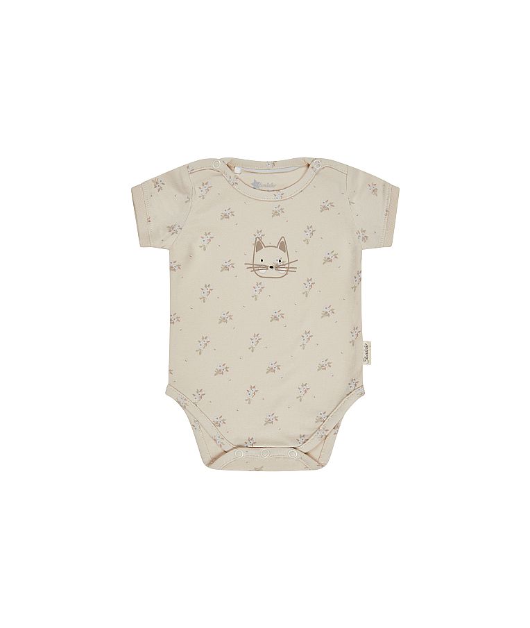 Bodis trumpomis rankovėmis Lilly 50-86 cm. Kreminė 904 1