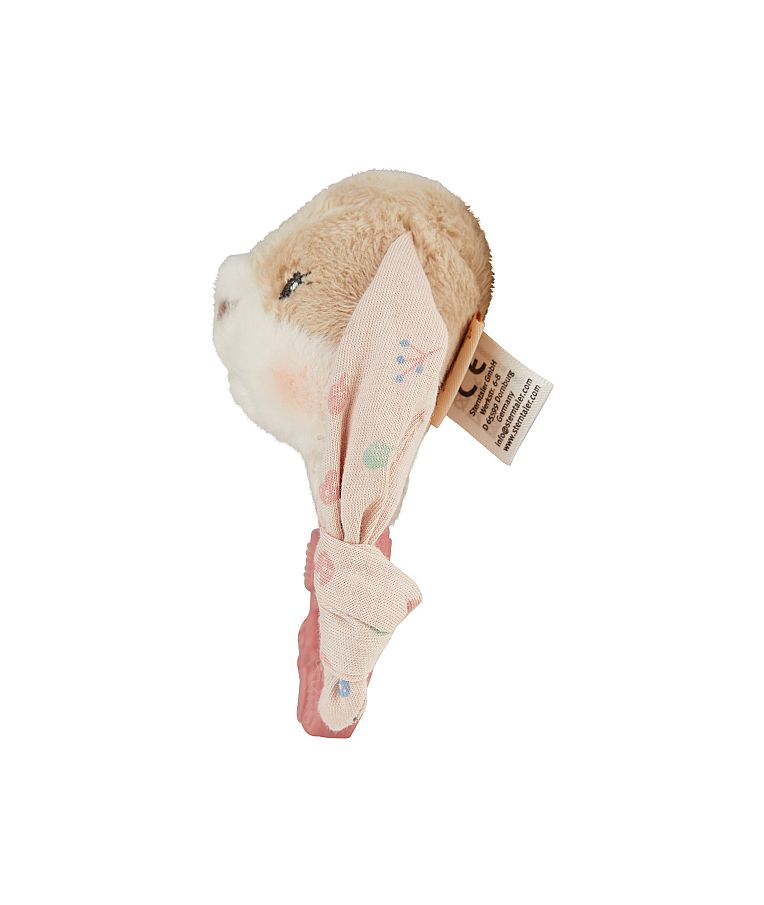 Kramtukas - guminis žiedas ki&scaron;kutis Hanni Tamsiai rausva 737 3