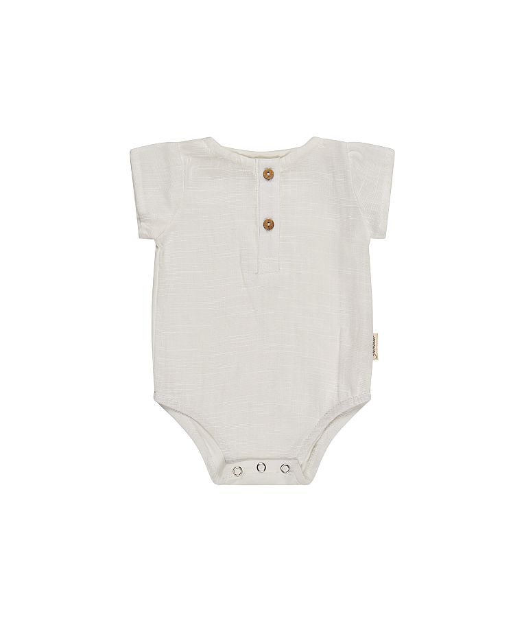 Kūdikių smėlinukas trumpomis rankovėmis Muslinas Balta 908 1