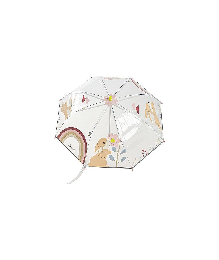 Vaiki&scaron;kas skaidrus skėtis Hanni, 60 cm. Žalsva 105 4