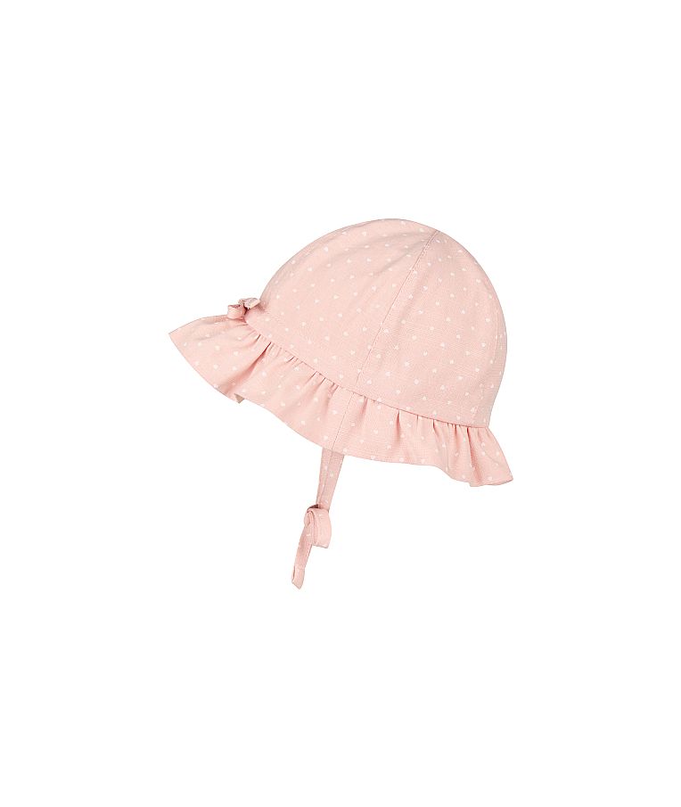 Vaiki&scaron;ka skrybėlė su rai&scaron;teliais Mažos &scaron;irdelės &Scaron;velniai rausva 707 3