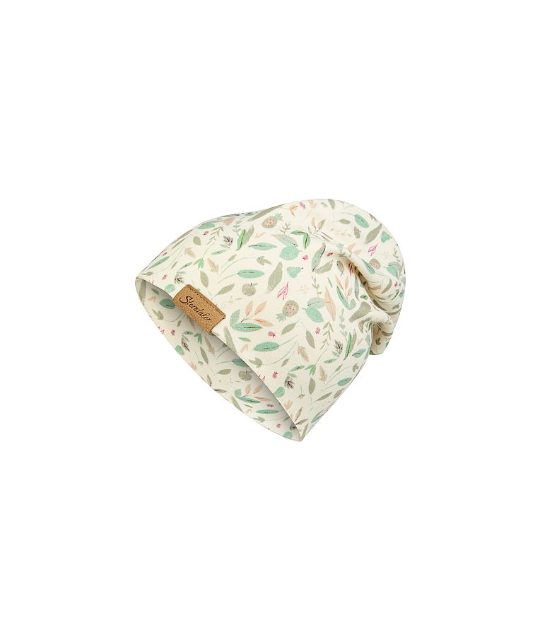 Vaikiška beanie kepurė Lapeliai Balta 908 1