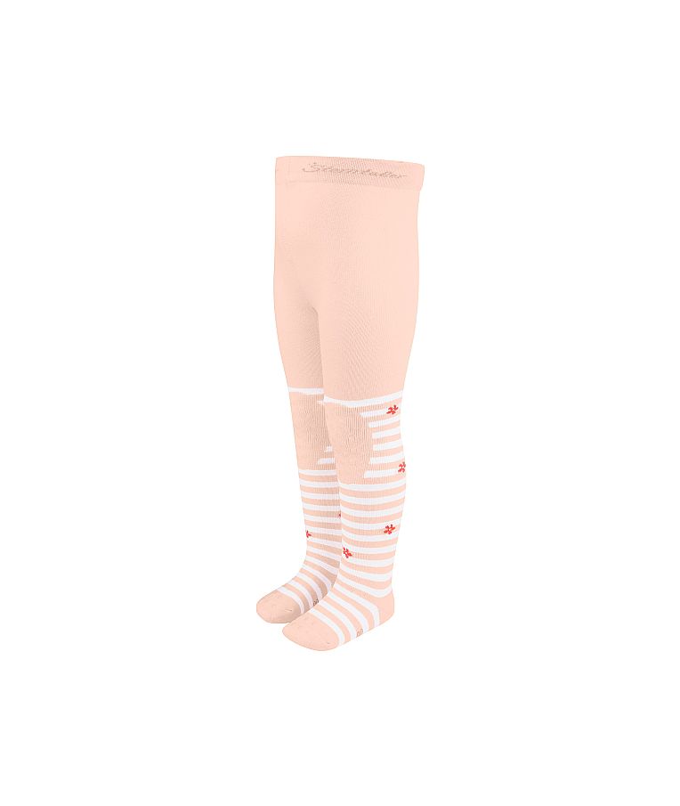 Medvilninės ropojimo pėdkelnės Vėžliukas (74-92 dydžiai) Baby pink 731 3