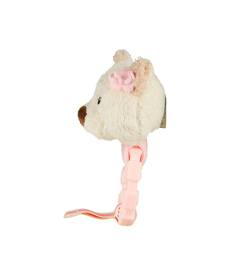 Kūdikių kramtukas - guminis žiedas Me&scaron;kutė Betty, 13 cm Rausva 702 3