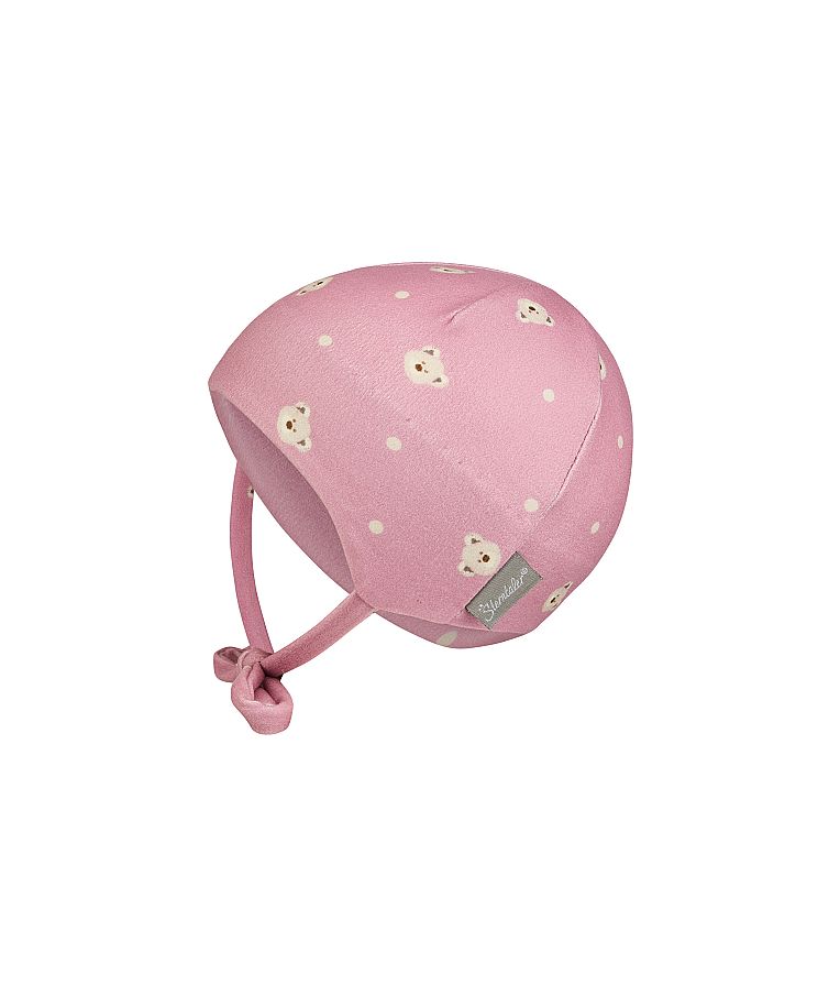 Kepurė kūdikiams, su rai&scaron;teliais Me&scaron;kutis Antikinė rausva 749 3