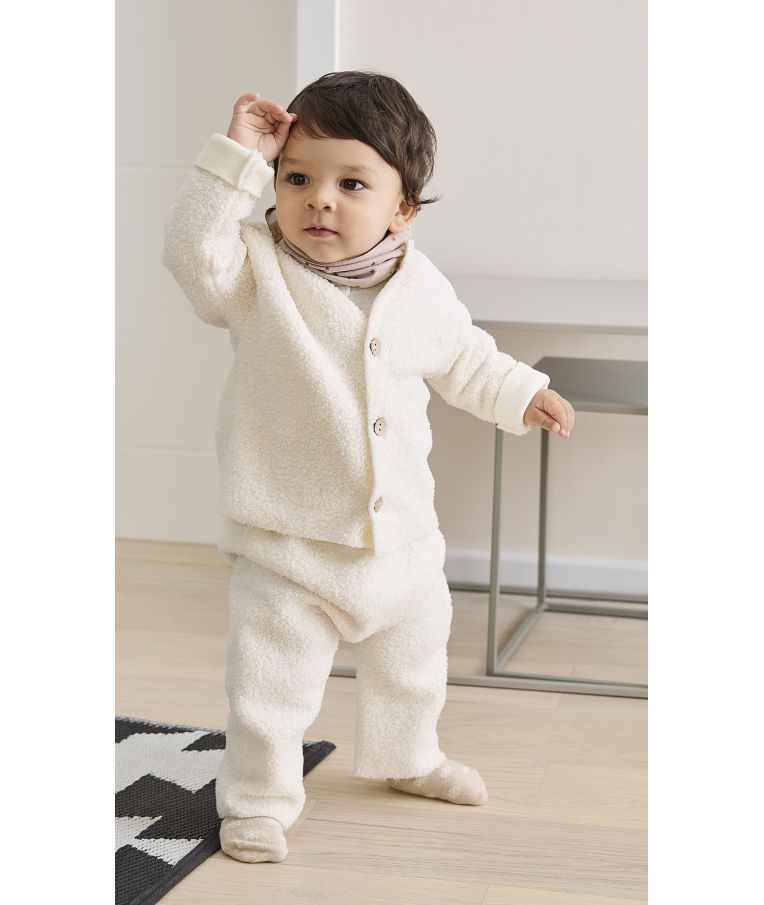 &Scaron;iltas Teddy &scaron;varkelis kūdikiams ir vaikams Balta 908 6