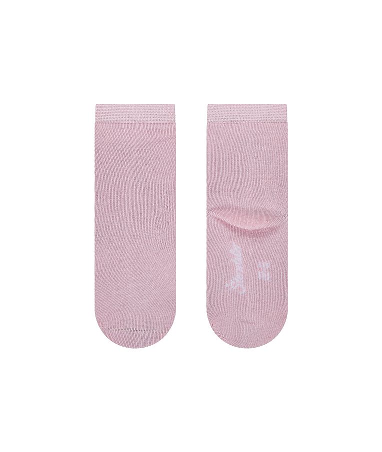 Plonos bambuko pluo&scaron;to kojinės vaikams, 3 poros (18-34 dydžiai) Tamsiai rausva 737 4