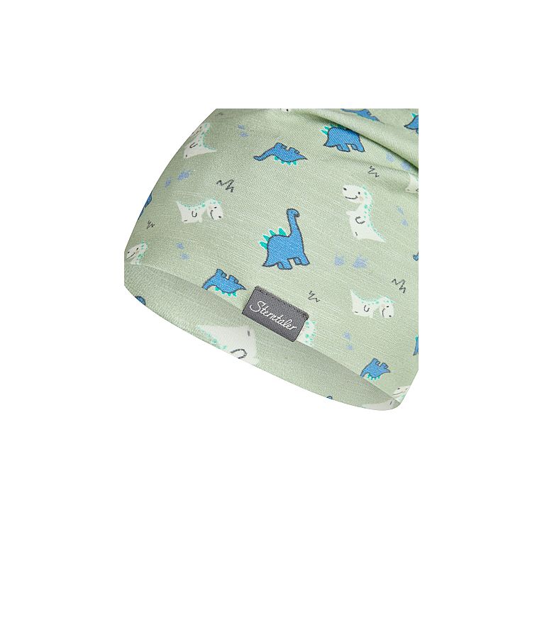 Beanie kepurė vaikams Dinozauriukai &Scaron;velni mėta 200 5