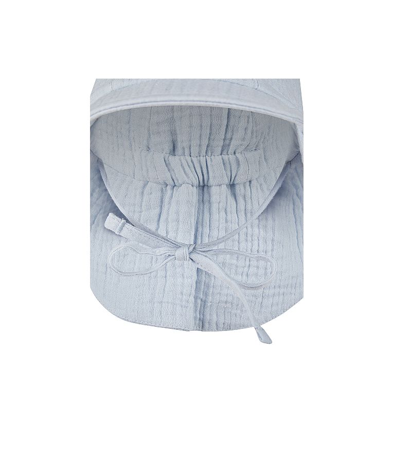 Vienspalvė vaiki&scaron;ka kepurė su kaklo apsauga nuo saulės Dangaus melsvumas 313 5