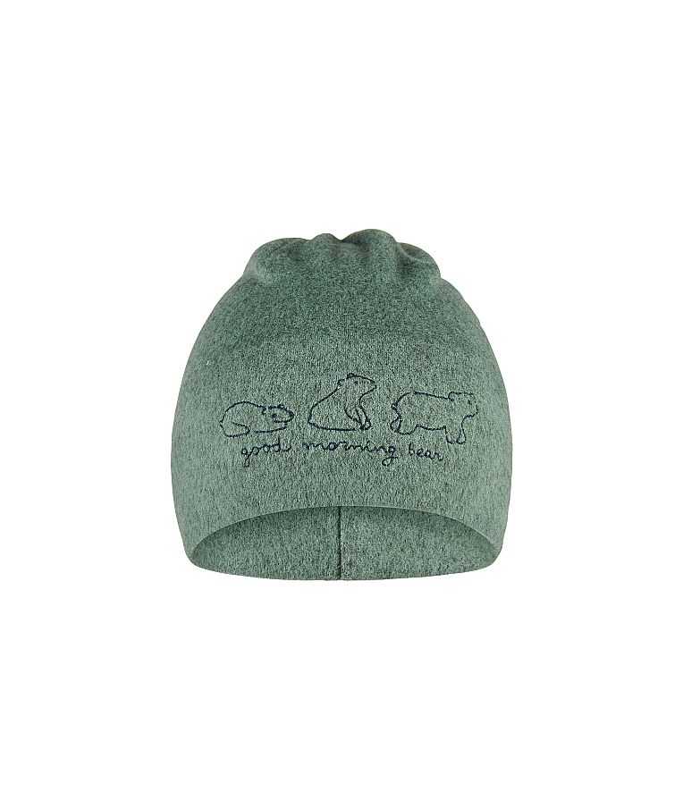 Beanie kepurė kūdikiams Meškučiai Smaragdo žalia 255 2
