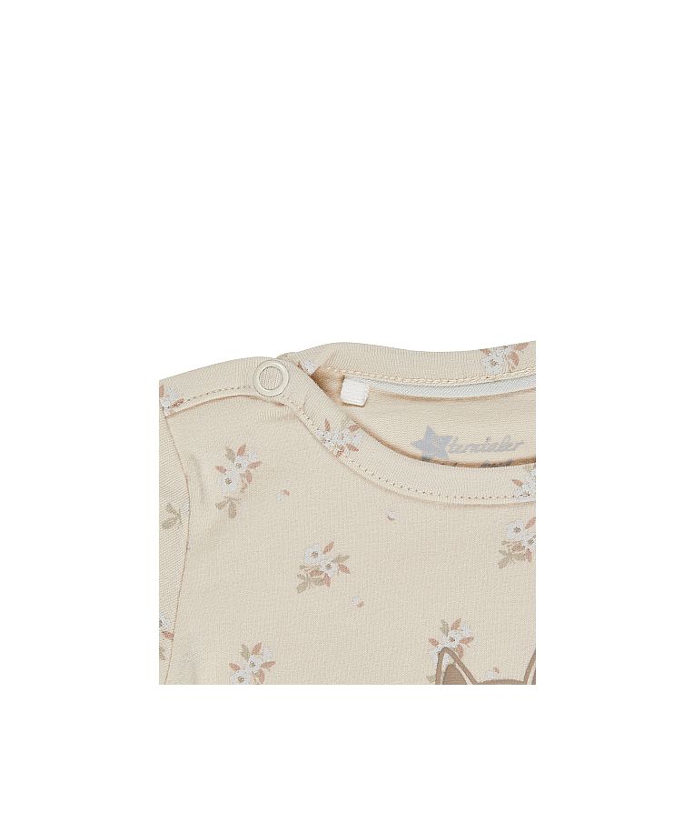 Bodis trumpomis rankovėmis Lilly 50-86 cm. Kreminė 904 4