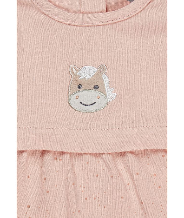 Vaiki&scaron;ka suknelė Arkliukas Sunny 56-86 cm. Persikinė 810 5