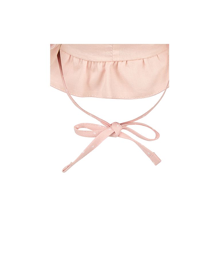 Vaiki&scaron;ka skrybėlė su rai&scaron;teliais Mažos &scaron;irdelės &Scaron;velniai rausva 707 4