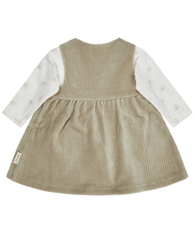 Vaiki&scaron;ka suknelė Lilly 56-86 cm. Kreminė žalia 502 2