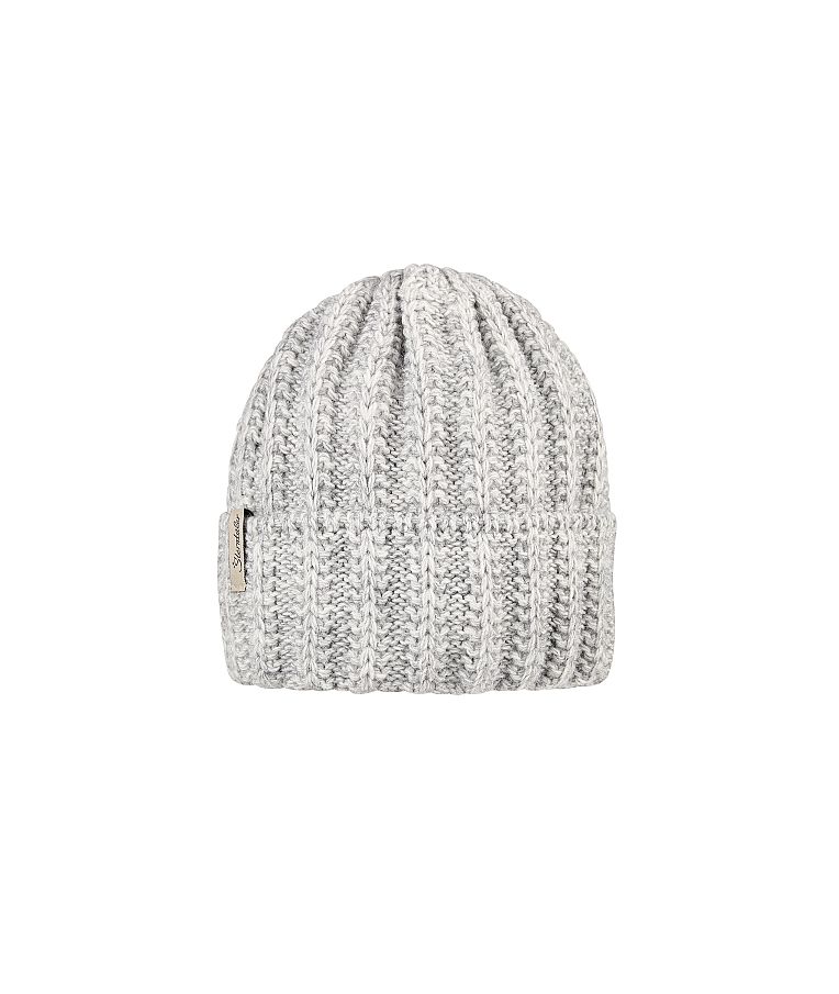 Megzta vaiki&scaron;ka beanie kepurė, vienguba Pilka 542 3