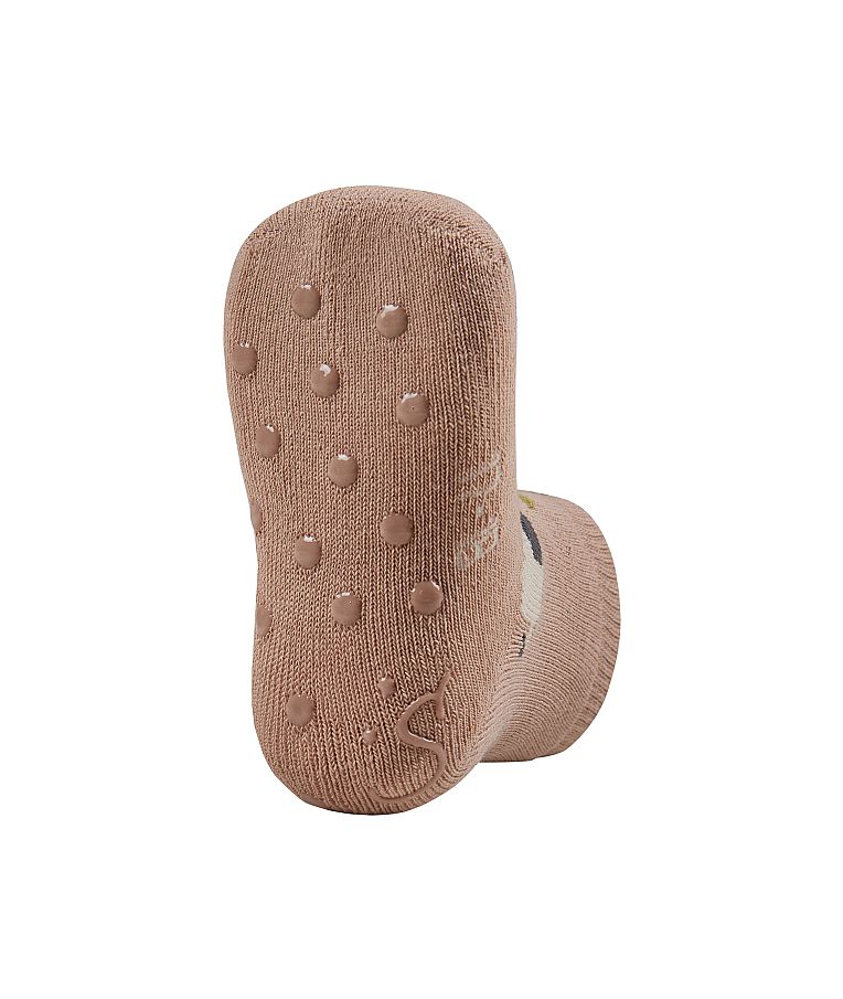 Frotinės ropojimo kojinės vaikams Drambliukas, 2 poros (18-22 dydžiai) Pilk&scaron;vai Kreminė 931 4