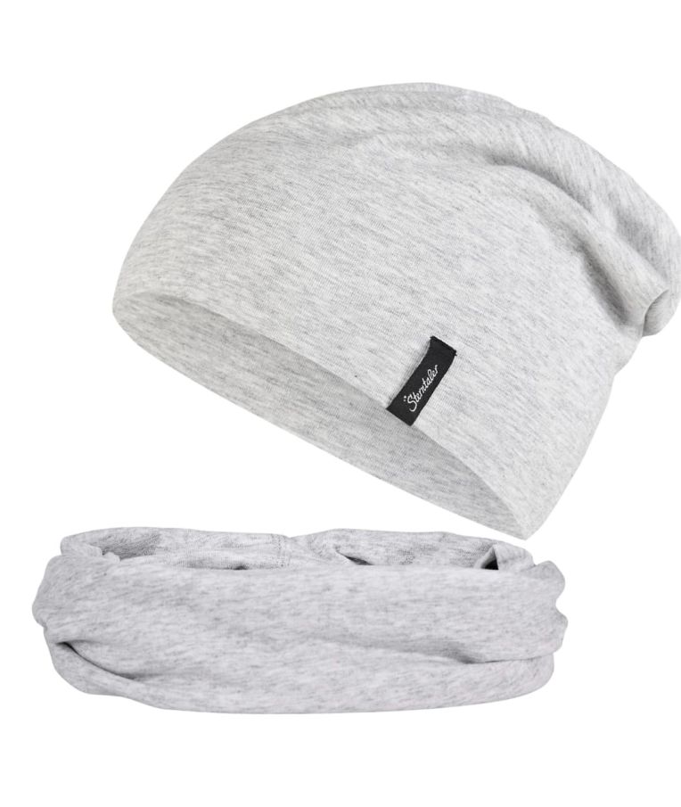 Vienguba vaiki&scaron;ka trikotažinė kepurė &Scaron;viesiai pilka 513 6