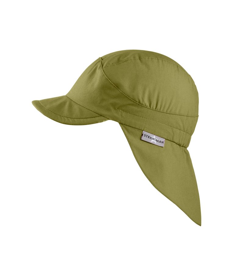 Vasarinė kepurė vaikams su kaklo apsauga One colour Žalsva 248 3