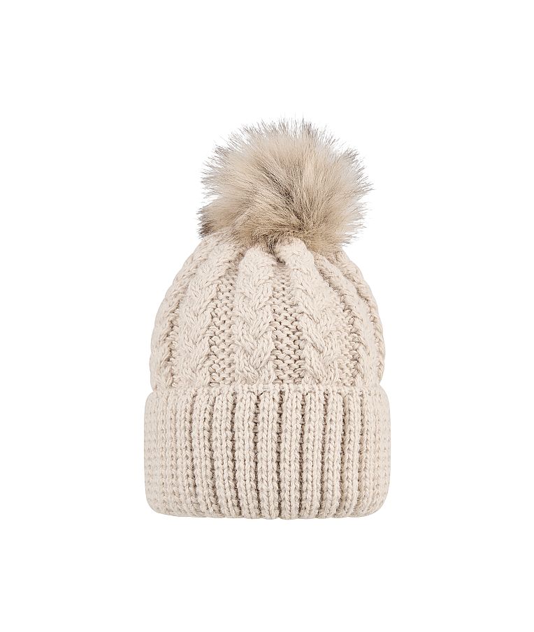 Megzta vaikiška beanie kepurė su bumbulu Capucino 921 1