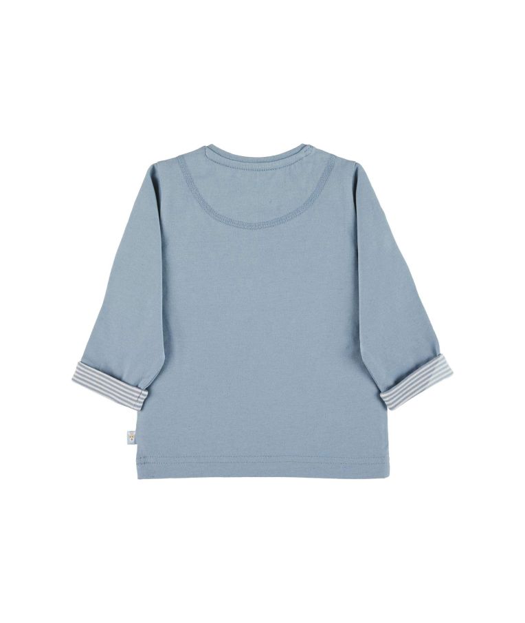 Marškinėliai ilgomis rankovėmis Emmi Boy Šviesiai mėlyna 318 2